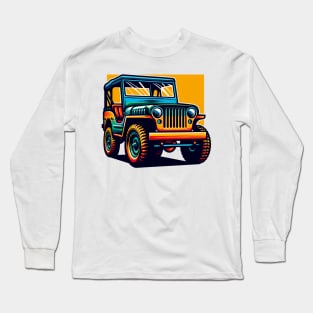 Willys Jeep Long Sleeve T-Shirt